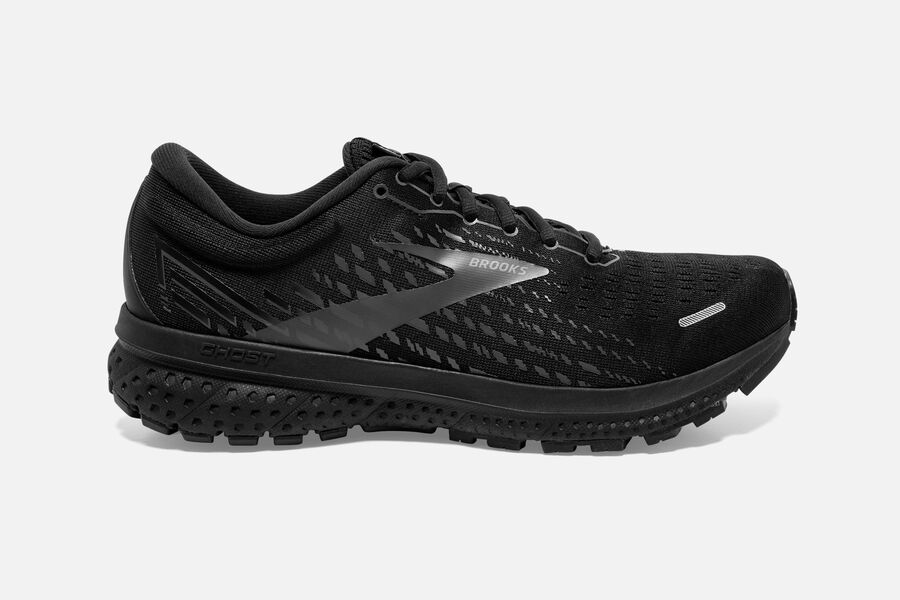 Brooks Ghost 13 Road Running Shoes Mens Black 692504-CMG